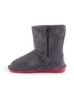 Detské zimné topánky Emma pre batoľatá 608TZ-903 Charcoal Pomberry - BearPaw