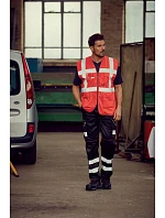 Yoko HVW 801 Hi-Vis multifunkčná vesta 79.W801 hi vis žltá/fialová Yoko HVW 801 Hi-Vis multifunkčná vesta 79.W801 hi vis žltá/fialová
