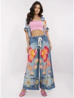 Nohavice DHJ SP 19183 6.79 modrá