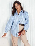 Dámske modro-biele tričko DY0372 - Dstreet