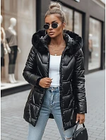 Dámska zimná bunda s kapucňou KRISTA black FashionStreet TY3065