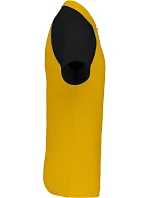 Kariban K 226 Baseballové polo tričko z piké 20.K226 žltá/svetlošedá/čierna Kariban K 226 Baseballové polo tričko z piké 20.K226 žltá/svetlošedá/čierna