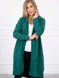 Zelená bunda s potlačou