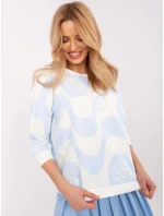Blúzka RV BZ A285.24 bielo-modrá