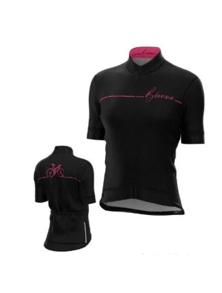 Biemme BIKE dres čierno-ružový XS Biemme BIKE dres čierno-ružový XS