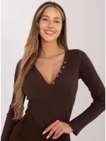 Blúzka RV BZ A1045.99 tmavohnedá