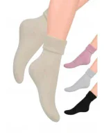 Ohrnuté dámske ponožky 110