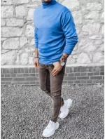 Pánsky modrý sveter FashionStreet WX2017 Pánsky modrý sveter FashionStreet WX2017