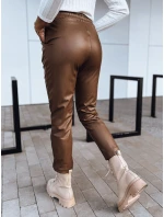 Dámske voskované nohavice LAPIS tmavohnedé FashionStreet UY1720 Dámske voskované nohavice LAPIS tmavohnedé FashionStreet UY1720