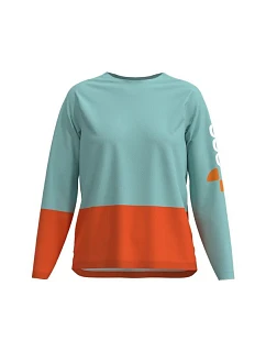 Cyklistické tričko POC W's Motion Air L/S Jersey, modré