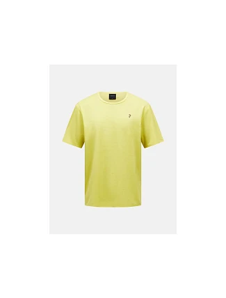 Pánske tričko PEAK PERFORMANCE M Trail Shortsleeve, žltá farba Pánske tričko PEAK PERFORMANCE M Trail Shortsleeve, žltá farba
