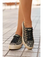 Lee Cooper LCW-25-08-3647L čierne dámske tenisky na platforme s úpletom Lee Cooper LCW-25-08-3647L čierne dámske tenisky na platforme s úpletom