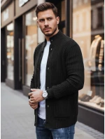 Pánsky sveter čierny FashionStreet WX2347 Pánsky sveter čierny FashionStreet WX2347