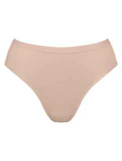 Dámske bavlnené tričko GO Daily Tai - BROWN - beige 00LZ - SLOGGI