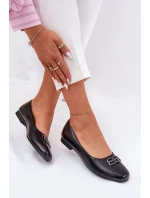 Eleganckie Baleriny Damskie Z Ozdobą Vinceza 62206 Czarne