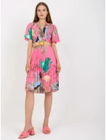 Šaty DHJ SK 15817.32 ružová