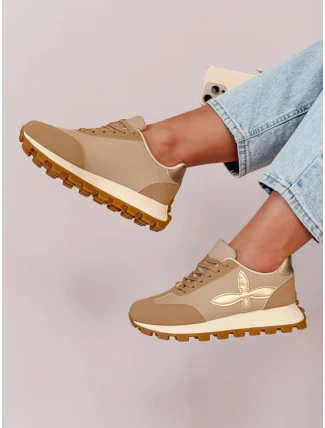 Dámske športové tenisky FLEXIMOT beige FashionStreet ZY0905