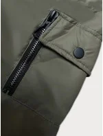 Dámska krátka zelená bunda s kapucňou S'West (B8246-11) Dámska krátka zelená bunda s kapucňou S'West (B8246-11)