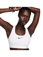 Športová podprsenka Nike Swoosh Medium Support, biela, DX6821, veľkosť 100 XL