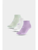 Skarpety Casual Przed Kostkę Damskie 3 Pary 4FWMM00USOCF276-91S Multikolor