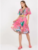 Šaty DHJ SK 15817.32 ružová