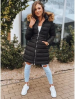 TERIS dámska zimná bunda čierna FashionStreet TY3095 TERIS dámska zimná bunda čierna FashionStreet TY3095
