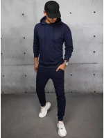 Pánske tmavomodré tepláky FashionStreet AX0673 Pánske tmavomodré tepláky FashionStreet AX0673