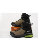 Aku pánska treková športová obuv Adapta Gore-tex kožená čierna zelená