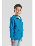 Fruit of the Loom Classic Kids Sweat Jacket Detská mikina s kapucňou 16.2045 tmavomodrá