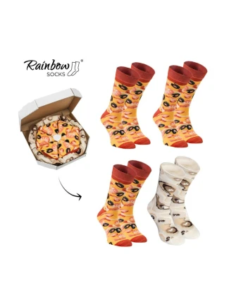 Skarpetki Rainbow Socks Pizza 4 Pary Owoce Morza