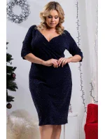 Dámske šaty Bonita U634 námornícka modrá - Karko Dámske šaty Bonita U634 námornícka modrá - Karko