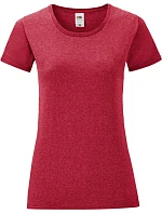 Fruit of the Loom Lady-Fit Iconic 150 T Dámske tričko 16.1432 heather red Fruit of the Loom Lady-Fit Iconic 150 T Dámske tričko 16.1432 heather red