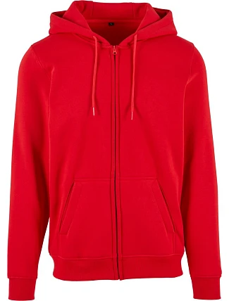 Build your Brand BY 012 Mikina s kapucňou z hrubej bavlny 56.0012 city red Build your Brand BY 012 Mikina s kapucňou z hrubej bavlny 56.0012 city red