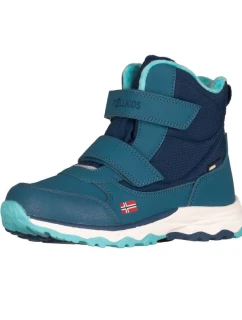 Trollkids Detské zimné topánky Hafjell Nepremokavé snehové topánky na suchý zips Blue (264-102)