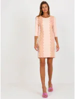 LK SK 506583 šaty.21P broskyňa