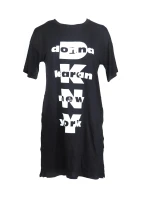 Dámska nočná košeľa YI2322403-001 čiernobiela - DKNY