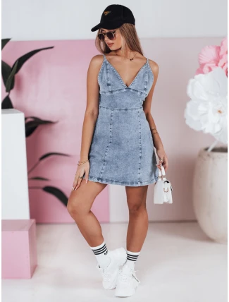 Džínsové šaty bez ramienok LEALA FashionStreet EY2568