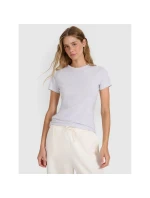 Dámske bavlnené slim tričko 4F 4FWMM00TTSHF2255-27M