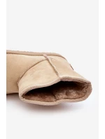 Śniegowce Damskie Cross Jeans MM2R4023C Beżowe