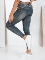 Dámske skinny push up džínsy modré FashionStreet UY2803