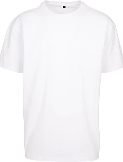 Build your Brand BY 102 Tričko oversize z hrubej bavlny 56.0102 biele
