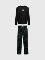 Pánske pyžamo 000NM2526E I2R čierne s potlačou - Calvin Klein Pánske pyžamo 000NM2526E I2R čierne s potlačou - Calvin Klein