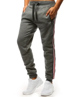 Pánske antracitové tepláky FashionStreet UX3623