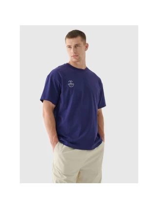 Oversize jednofarebné unisex tričko 4F 4FRAW24TTSHU2672-31S