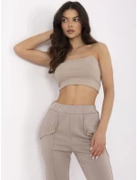 Nohavice DHJ SP 20518.12 dark lilac