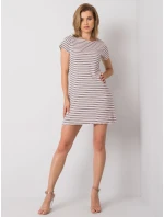 Šaty TW SK G 076.81P biela a červená