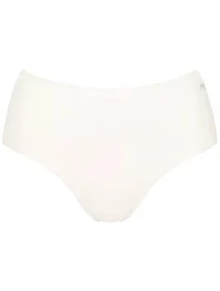 Dámske bavlnené midi nohavičky GO Daily - WHITE - biela 00GZ - SLOGGI