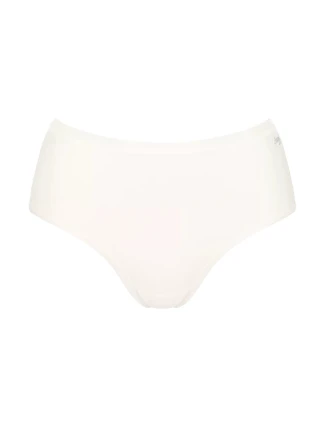 Dámske bavlnené midi nohavičky GO Daily - WHITE - biela 00GZ - SLOGGI