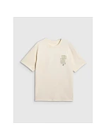 Pánske tričko oversize s potlačou 4F 4FRAW25TTSHM3220-11S