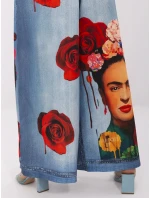 Nohavice DHJ SP 19183 5.78 modrá